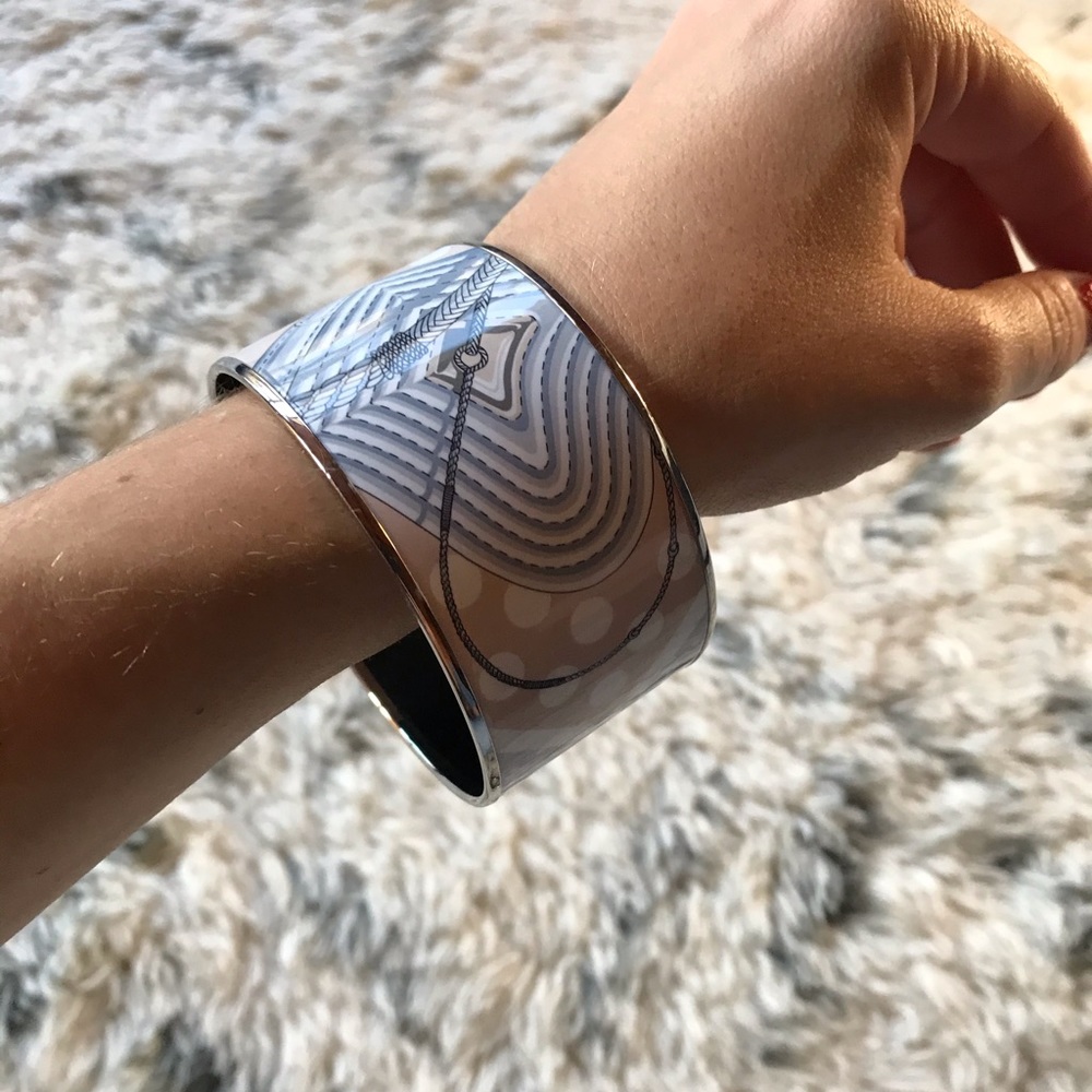 Hermes enamel cuff